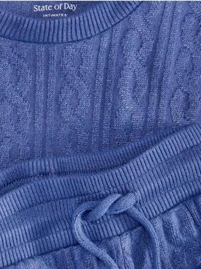 State of Day Women's Cable Jogger Pajama Set